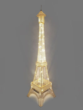 WFT-2099  LED  Crystal Beaded Eiffel Tower